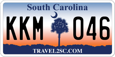 SC license plate KKM046