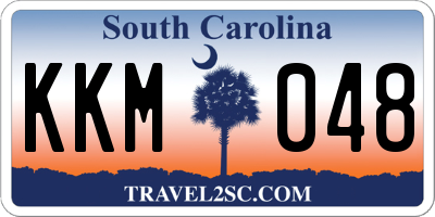 SC license plate KKM048