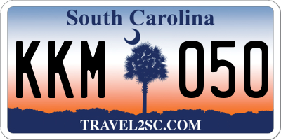 SC license plate KKM050