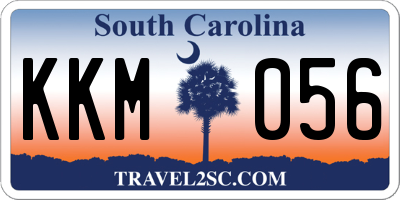 SC license plate KKM056