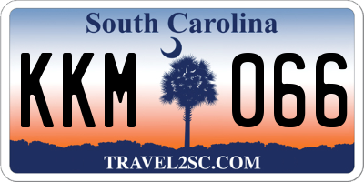 SC license plate KKM066