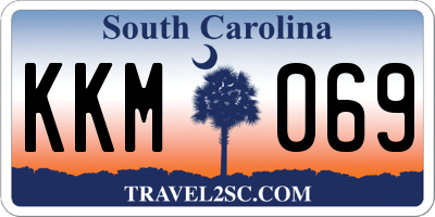 SC license plate KKM069