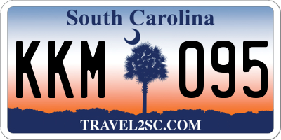 SC license plate KKM095