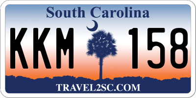 SC license plate KKM158
