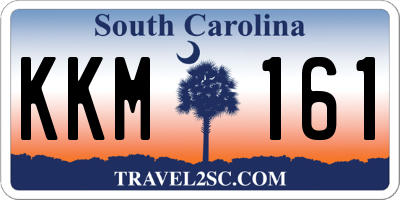SC license plate KKM161