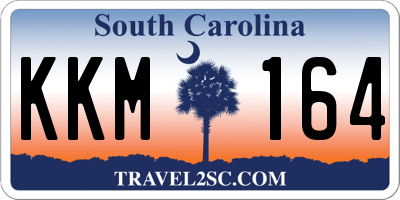 SC license plate KKM164