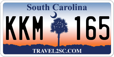 SC license plate KKM165
