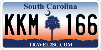 SC license plate KKM166
