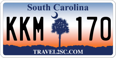 SC license plate KKM170