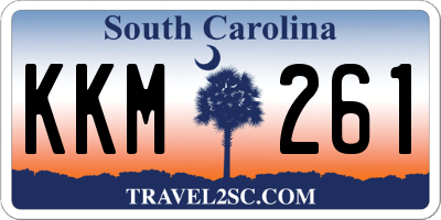 SC license plate KKM261