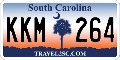 SC license plate KKM264