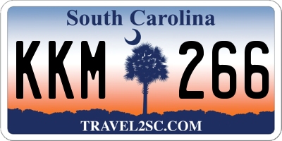 SC license plate KKM266