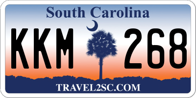 SC license plate KKM268