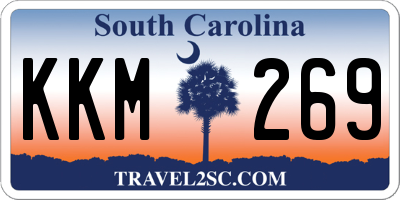 SC license plate KKM269