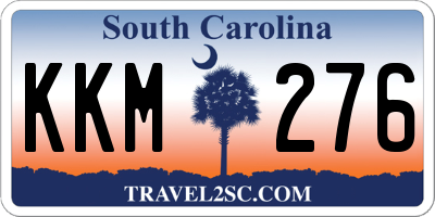 SC license plate KKM276