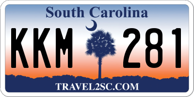 SC license plate KKM281