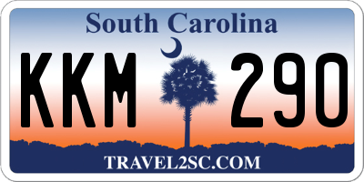 SC license plate KKM290