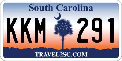 SC license plate KKM291