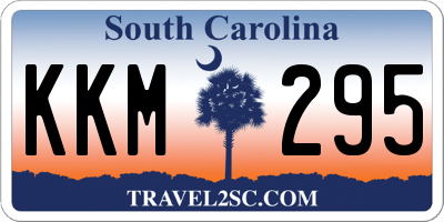 SC license plate KKM295