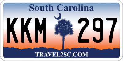 SC license plate KKM297