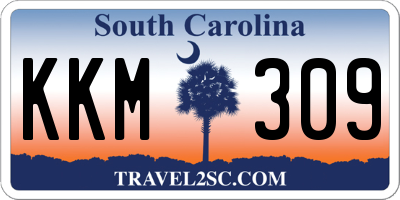 SC license plate KKM309