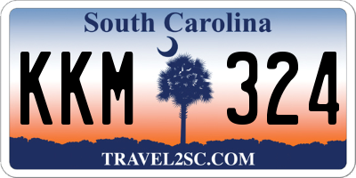 SC license plate KKM324
