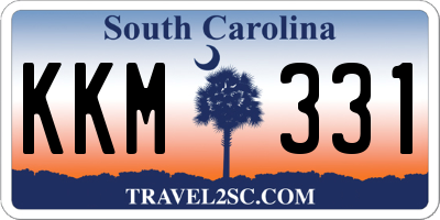 SC license plate KKM331