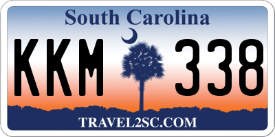 SC license plate KKM338