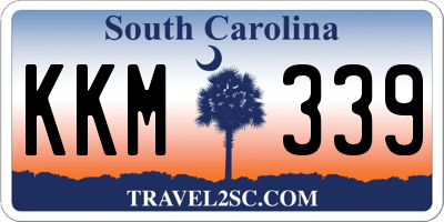 SC license plate KKM339