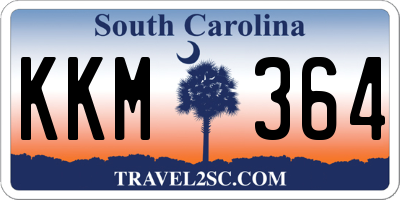 SC license plate KKM364