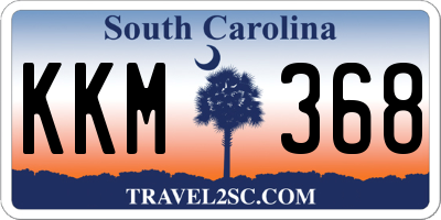 SC license plate KKM368