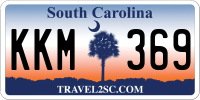 SC license plate KKM369