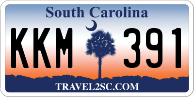 SC license plate KKM391