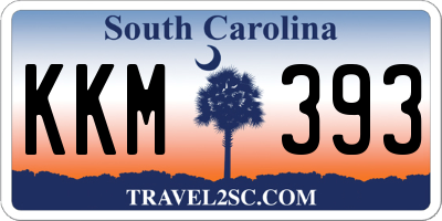 SC license plate KKM393