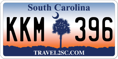 SC license plate KKM396