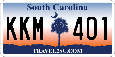 SC license plate KKM401