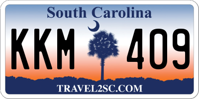 SC license plate KKM409
