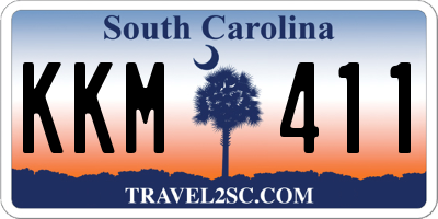 SC license plate KKM411