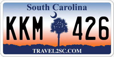 SC license plate KKM426