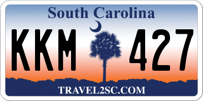 SC license plate KKM427