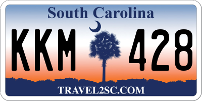 SC license plate KKM428