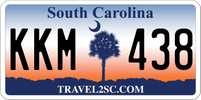 SC license plate KKM438