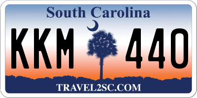 SC license plate KKM440