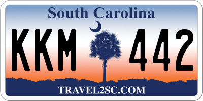 SC license plate KKM442