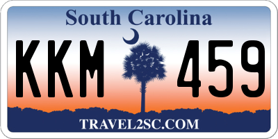 SC license plate KKM459
