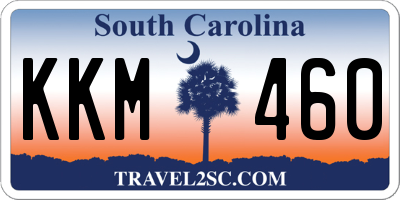 SC license plate KKM460