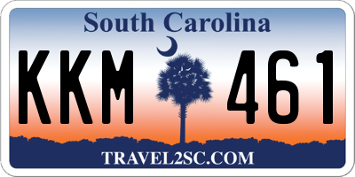SC license plate KKM461