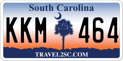 SC license plate KKM464