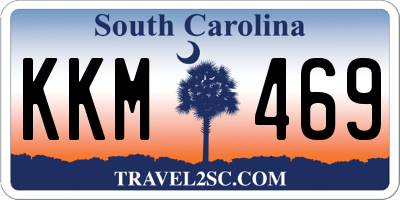 SC license plate KKM469