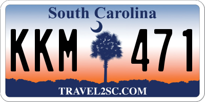 SC license plate KKM471